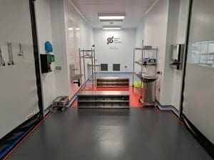 Contamination Control Mats In The Newly Built Aerospace Cleanroom At Space Park Leicester